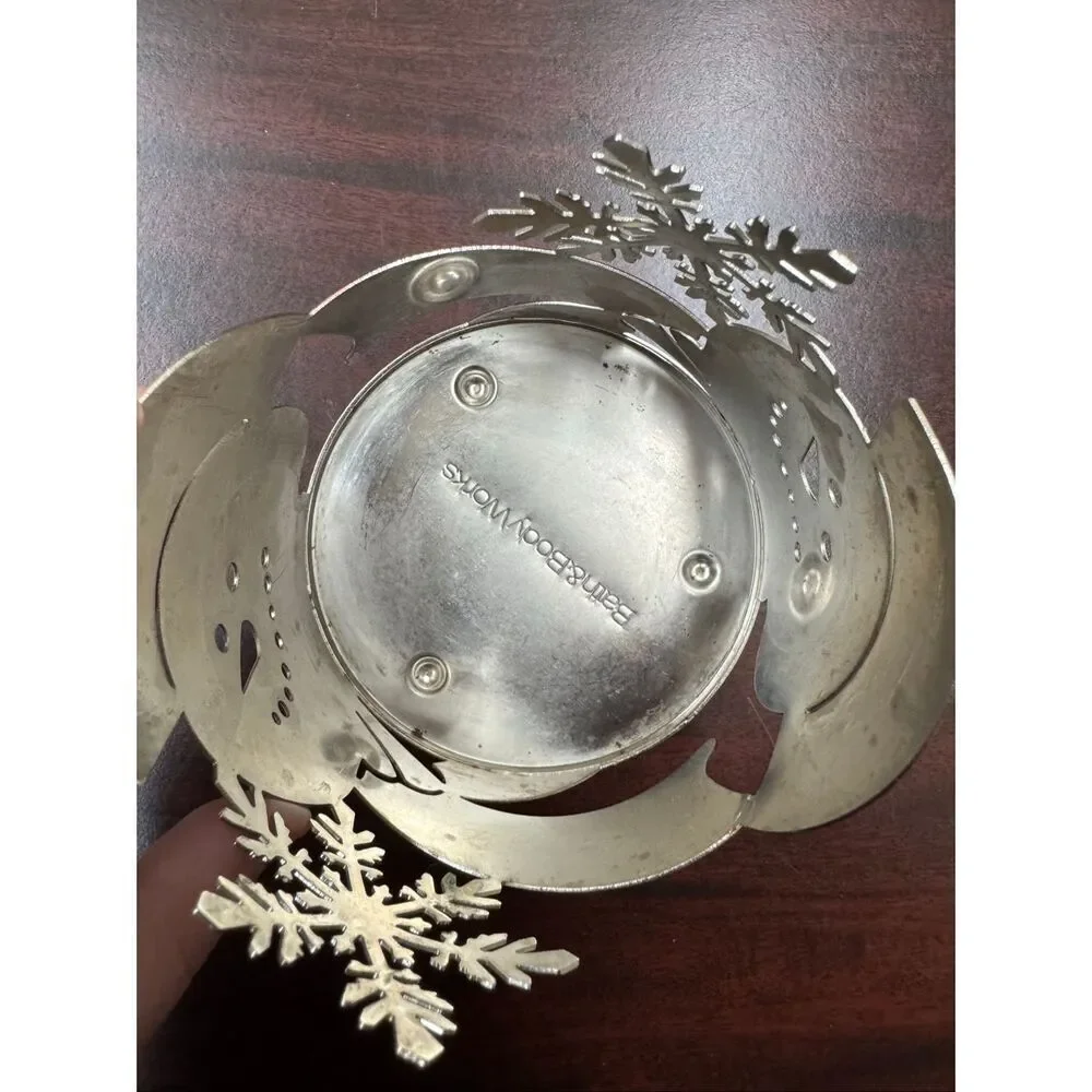 Bath & Body Works Holiday Snowman Candle Holder
